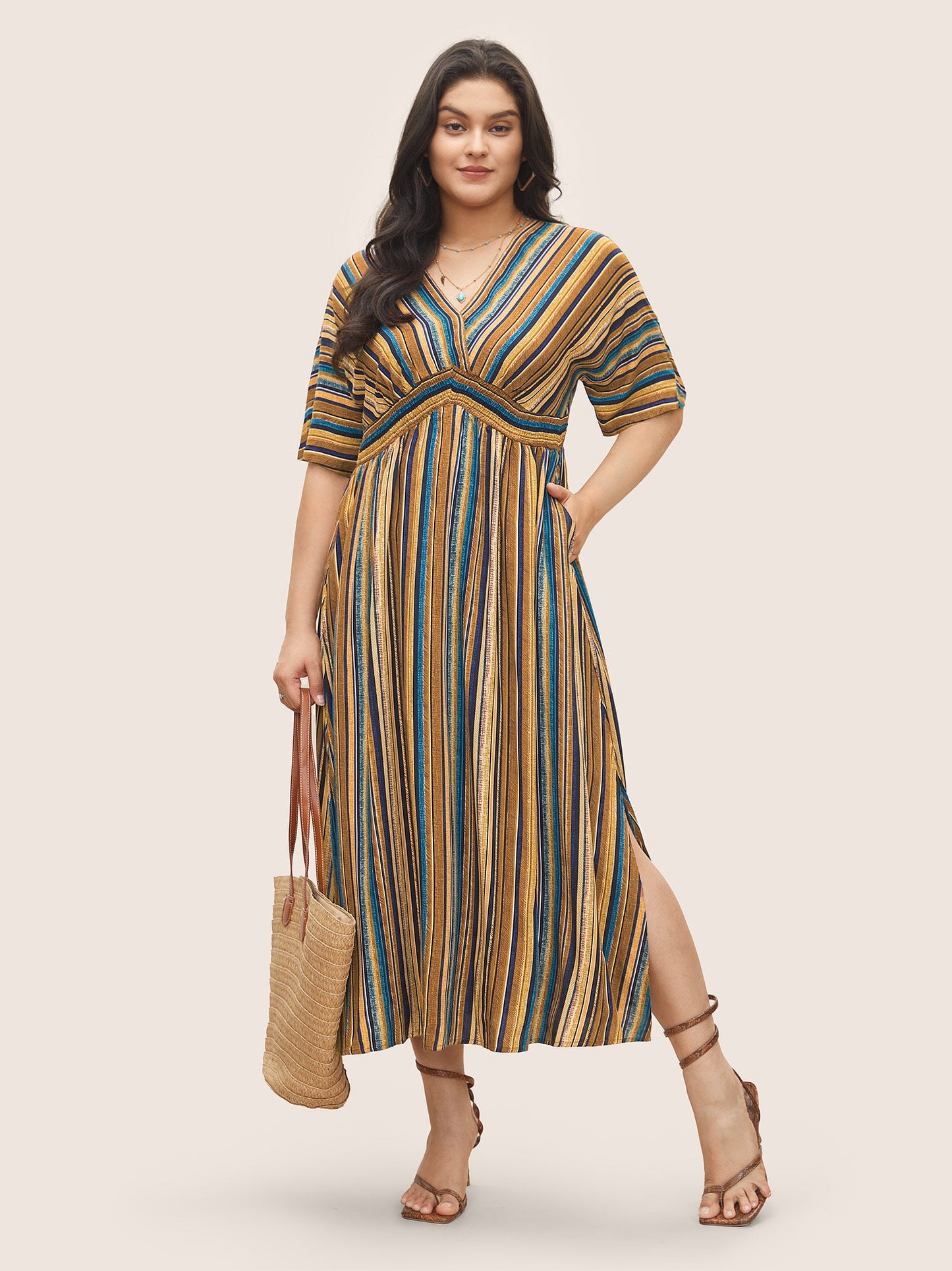Stella™ | Gestreepte jurk