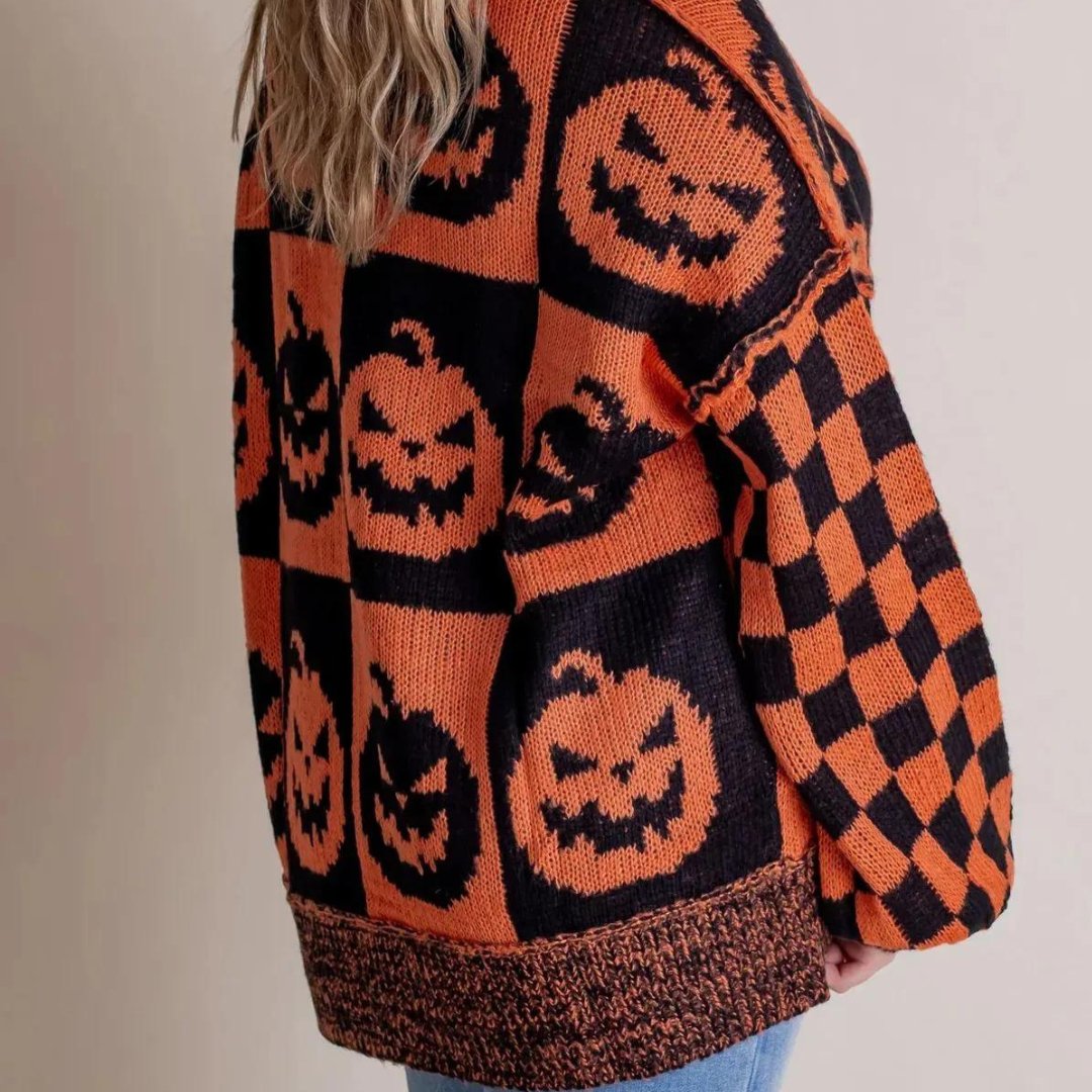 Stella™ | Comfy Sweater Met Halloween Print