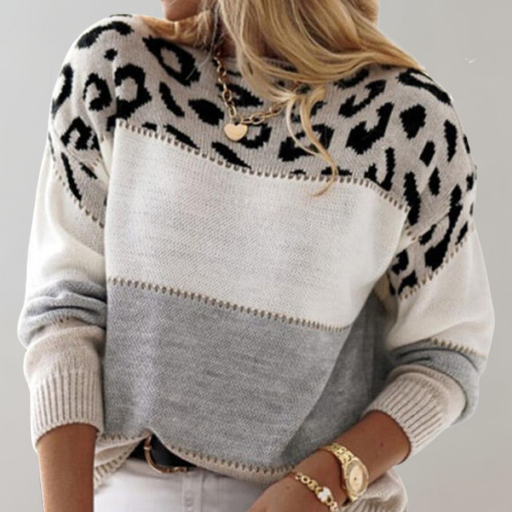 Stella™ | Trui met luipaard print