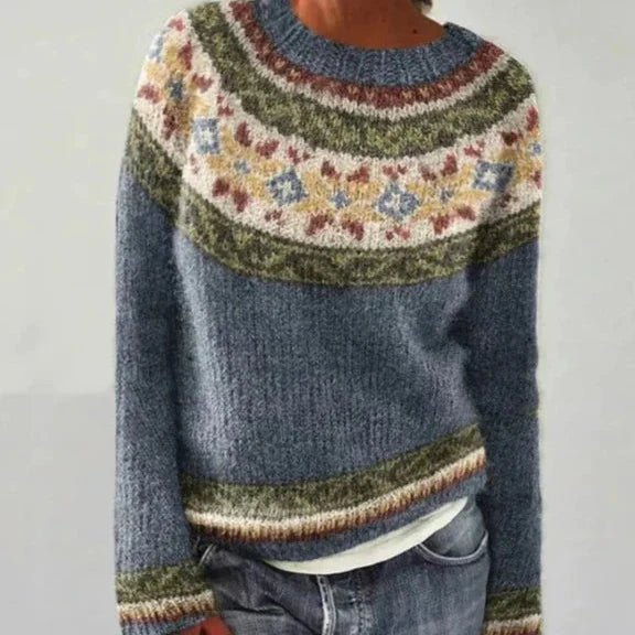 Stella™ | Retro Dames Herfsttrui