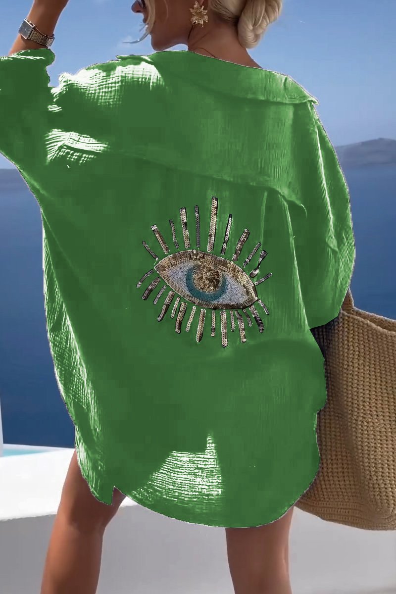 Stella™ | Kralen Sequin Strandjurk