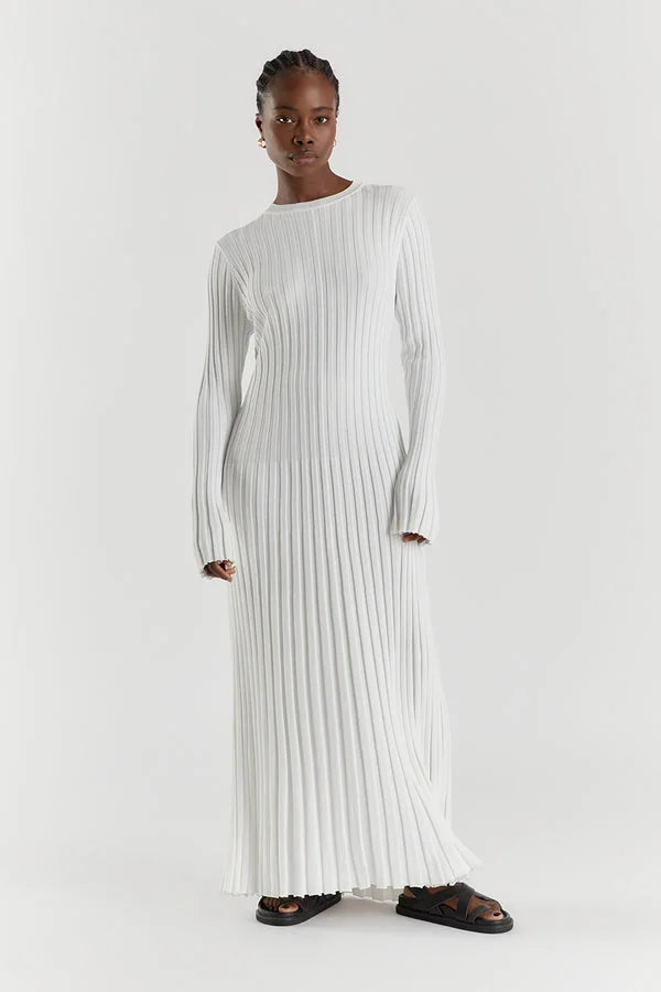 Stella™ | Gebreide-Midi Jurk