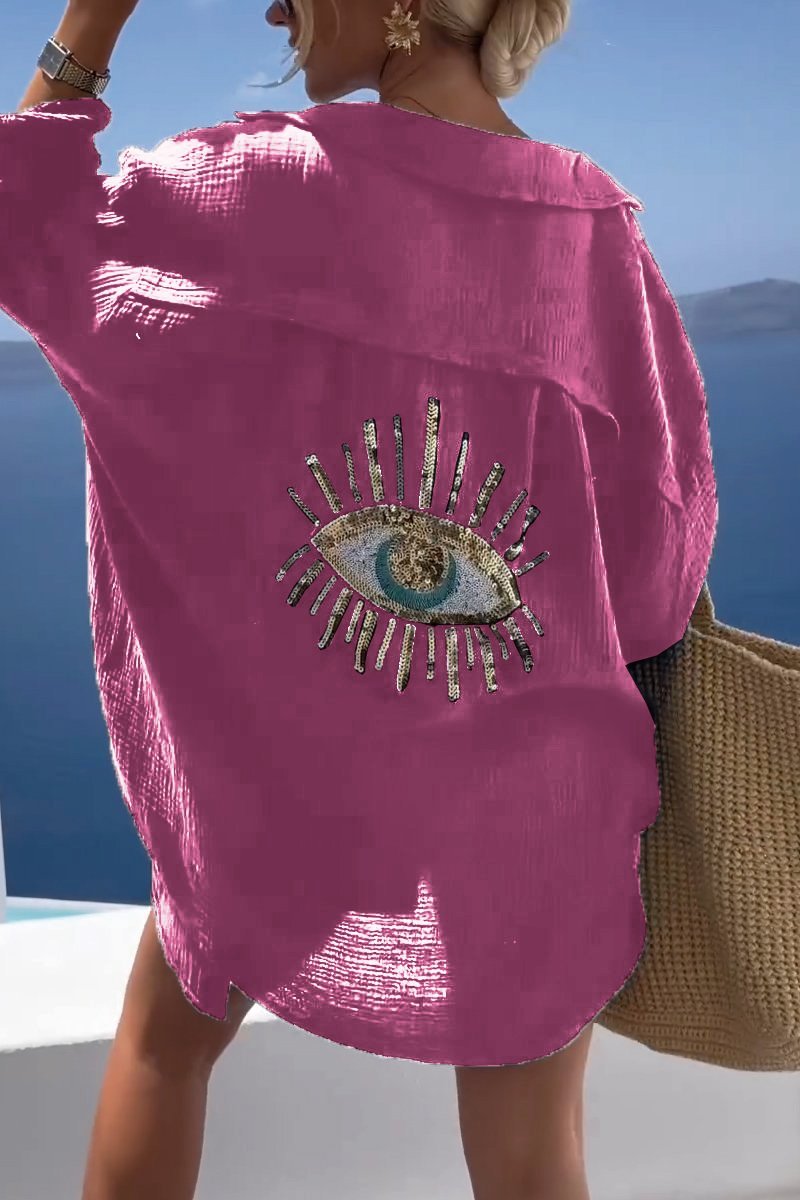 Stella™ | Kralen Sequin Strandjurk