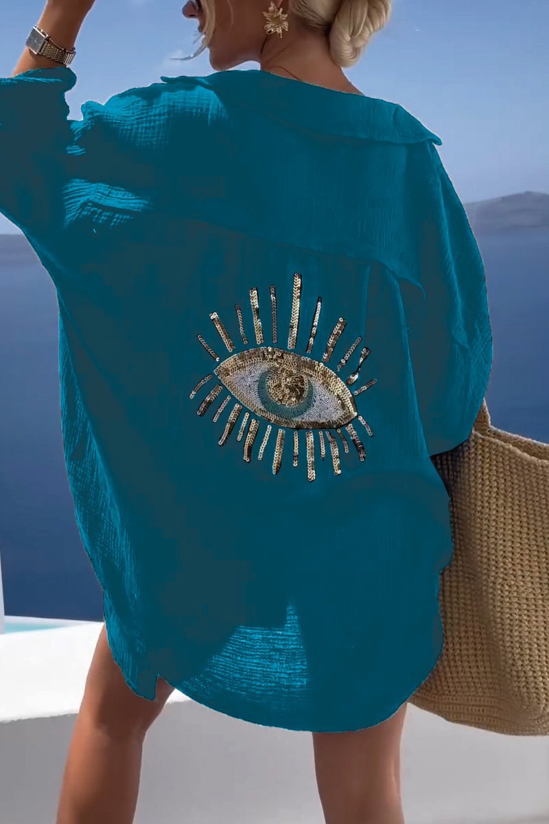 Stella™ | Kralen Sequin Strandjurk