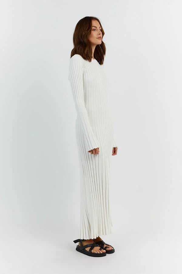 Stella™ | Gebreide-Midi Jurk