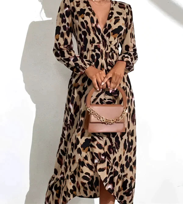 Stella® Print Jurk Met V-Hals