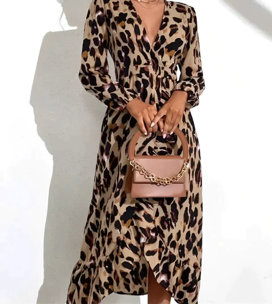 Stella® Print Jurk Met V-Hals