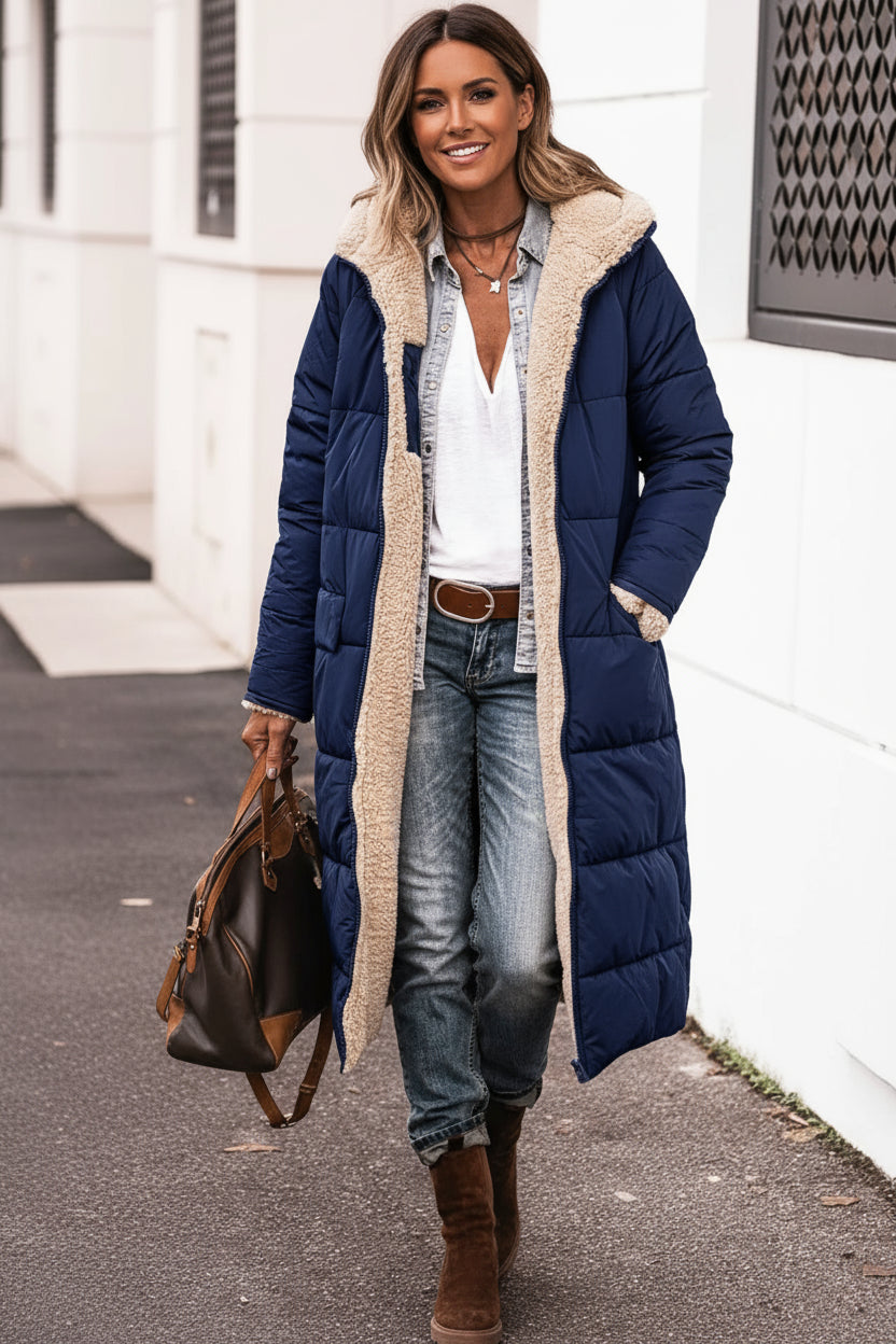 Stella™ | Lange Gewatteerde Jas