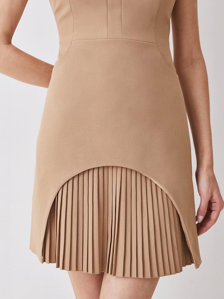 Stella™ | Militair Getailleerde Mini-jurk