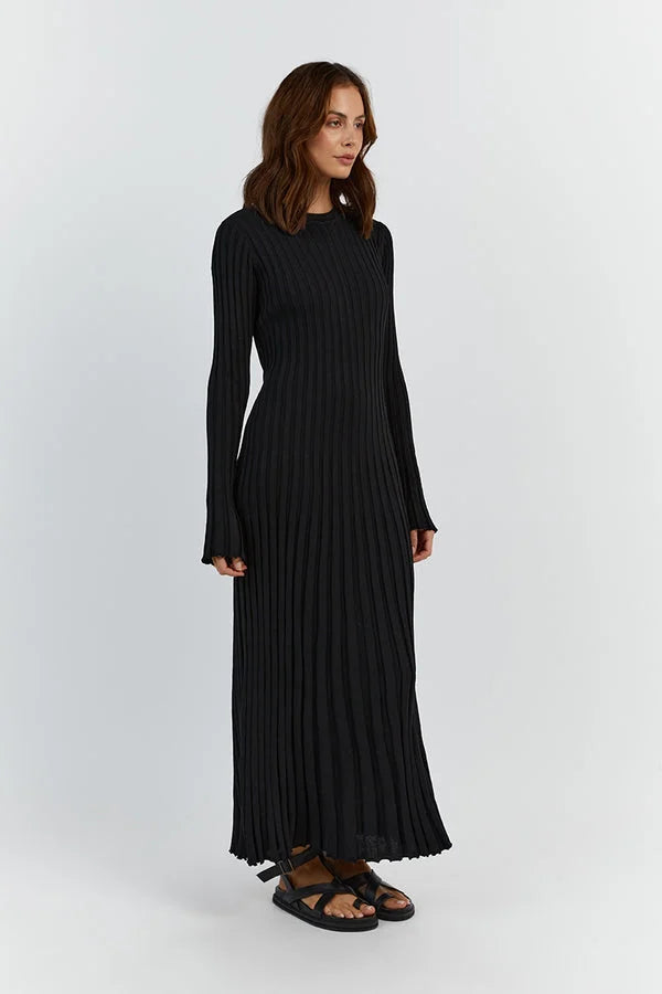 Stella™ | Gebreide-Midi Jurk
