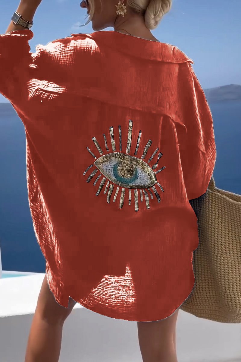 Stella™ | Kralen Sequin Strandjurk