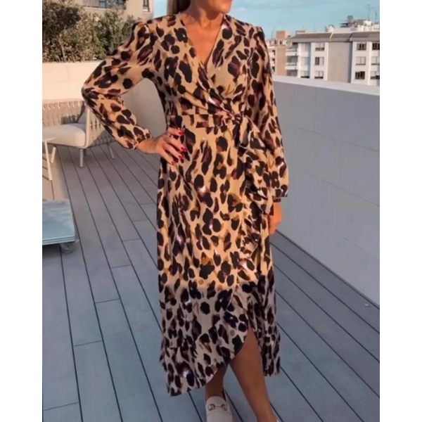 Stella® Print Jurk Met V-Hals