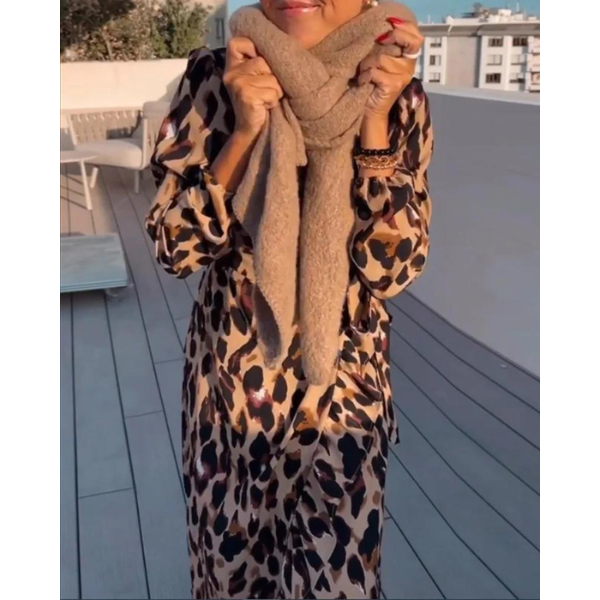 Stella® Print Jurk Met V-Hals