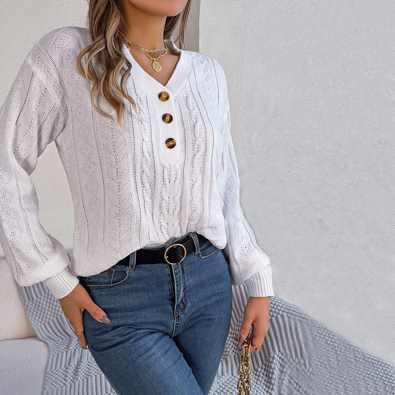 Stella™ | Casual Gebreide Kabeltrui
