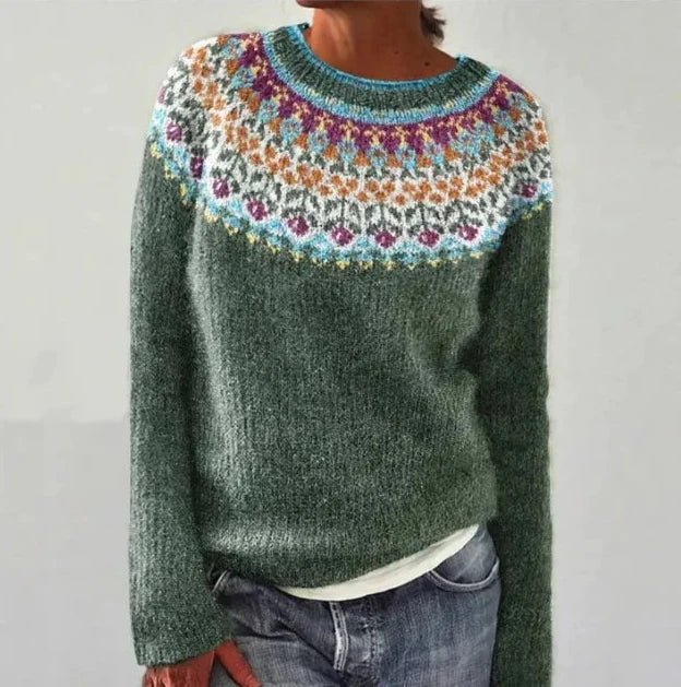 Stella™ | Retro Dames Herfsttrui